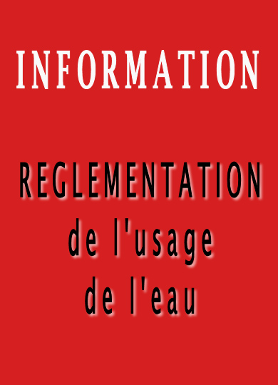 Réglementation de l'usage de l'eau en Meuse